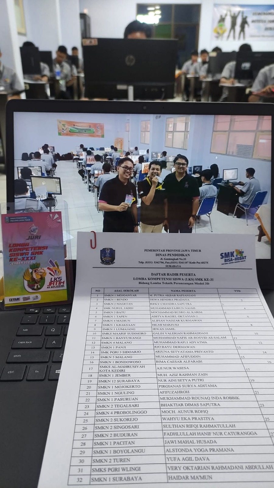 Juri LKS Jatim Animasi